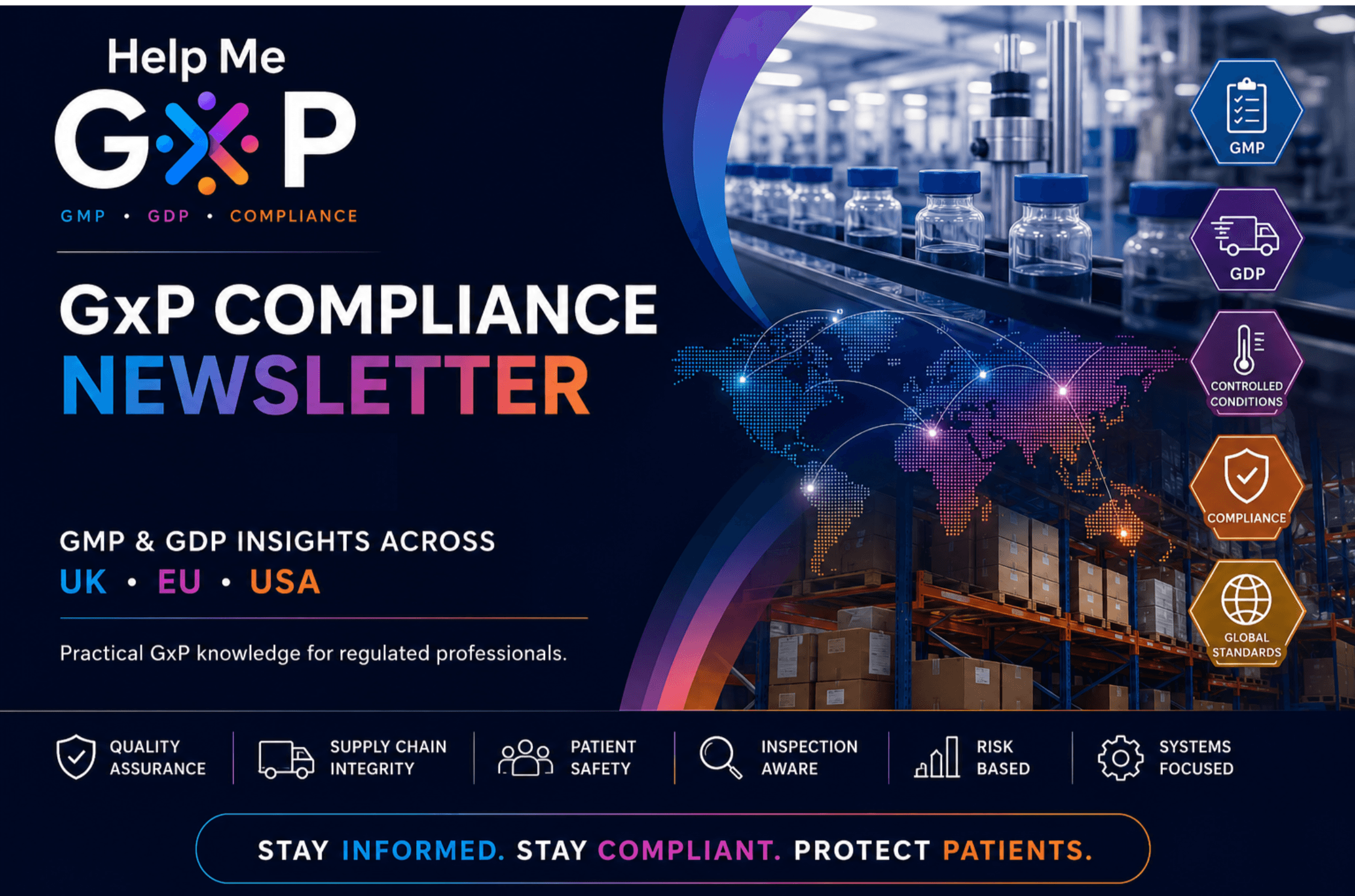 Help Me GxP Compliance Newsletter cover